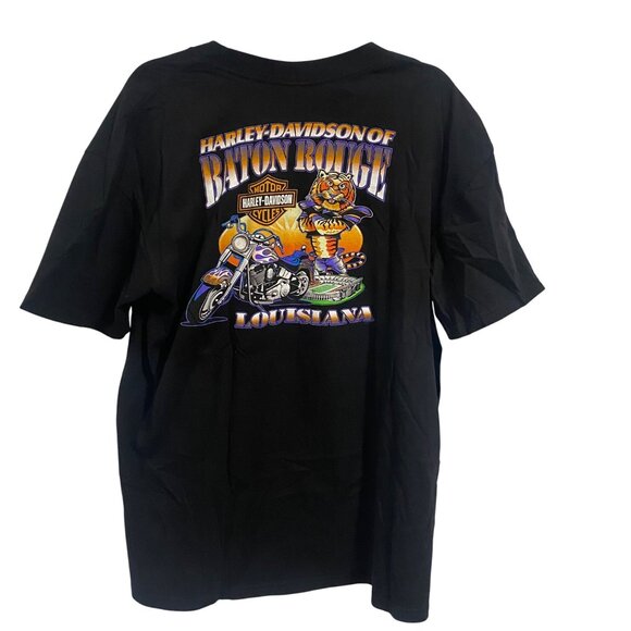 Harley-Davidson #1‎ Racing Tee 2011 Harley-Davidson Baton Rouge LA Size XL - Picture 6 of 6